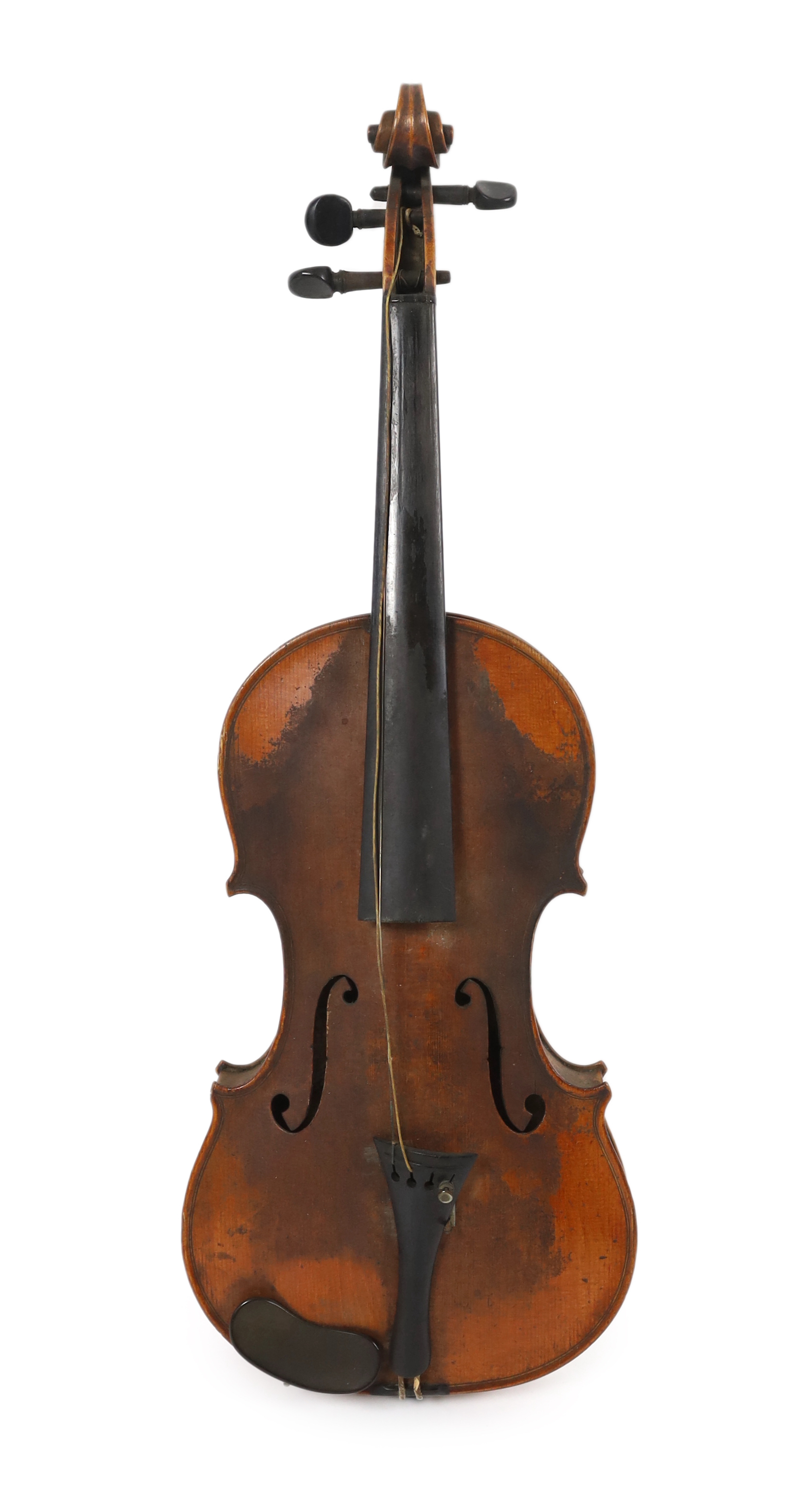 An Italian violin, 2nd half 19th century, length of back 35.5cm